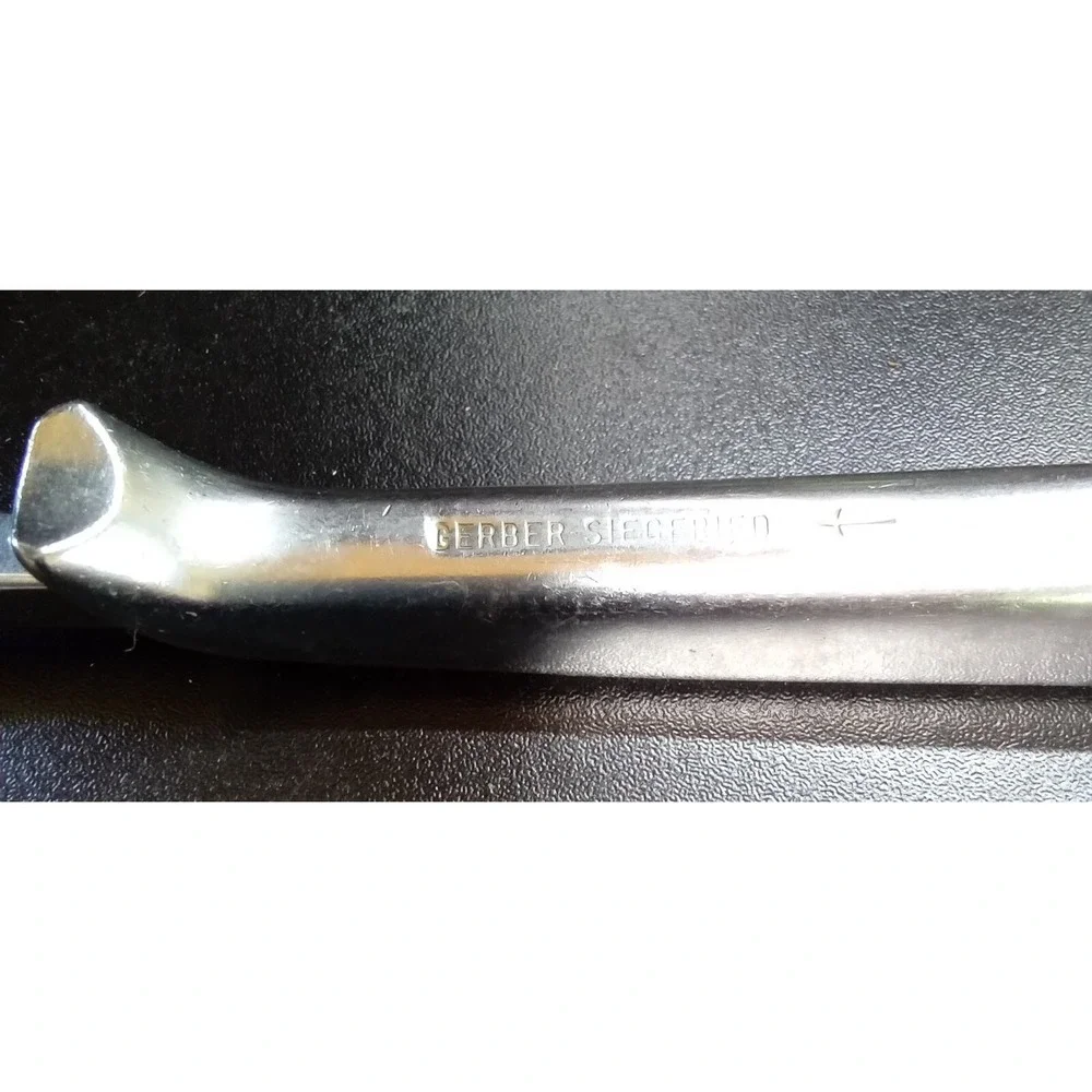 Gerber Siegfried Vintage Carving Fork Chrome‎ Plated Legendary Steel Mid Century